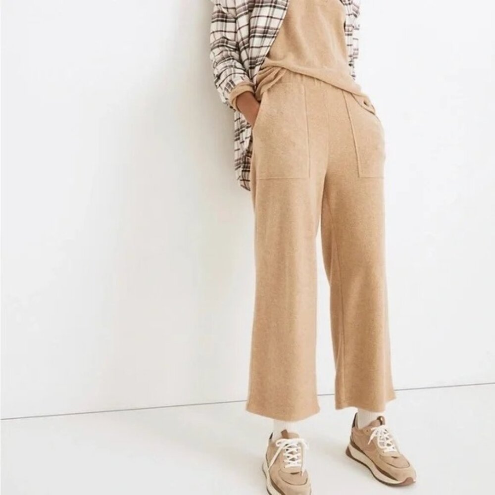 Madewell MWL Cozybrushed Wide Leg Straight Sweatpants Size XS